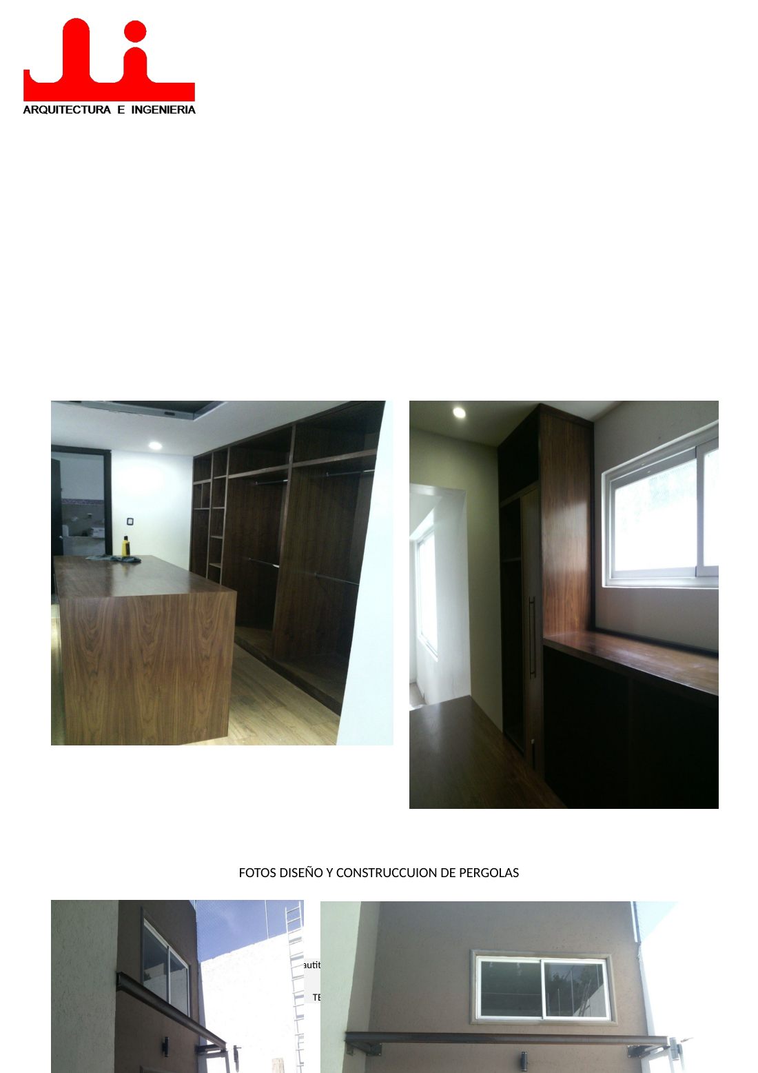 Diseño y construcción de pérgolas